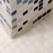 Glass edge finishing tile