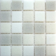 Pearl Blend white and grey backsplash tile